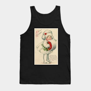 Vintage Christmas Wishes Tank Top